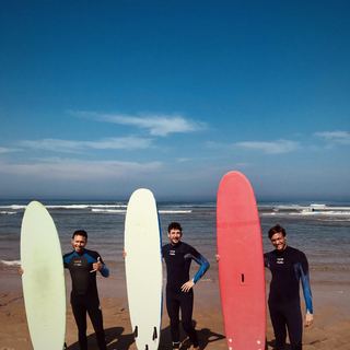 Portugal. The boys, the waves.