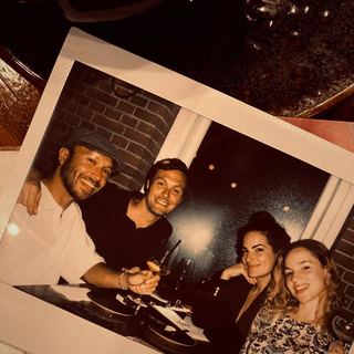 Dinner with Ski, Chris, Marieke.