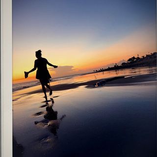 Jess. Sunset walks.